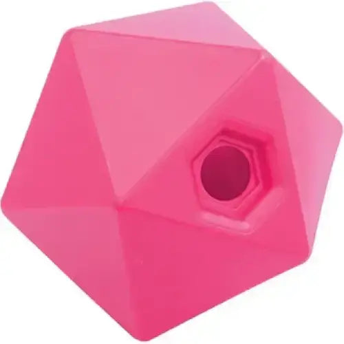 Perry Equestrian One Piece Moulded Feed Ball / Boredom Breaker 9" Pink Horse Licks & Treats