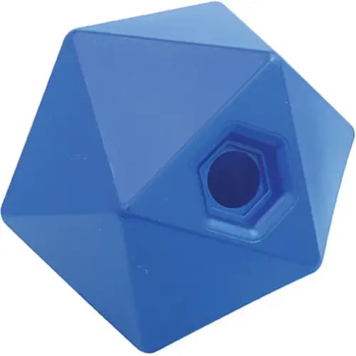 Perry Equestrian One Piece Moulded Feed Ball / Boredom Breaker 9" Blue Horse Licks & Treats