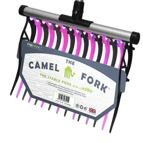 Perry Equestrian Replacement Camel Stable Fork Heads Pink Forks