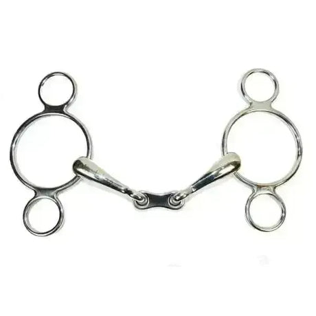 Pessoa French Link 2 Ring Dutch Gag Horse Bits 101 mm (4") Horse Bits