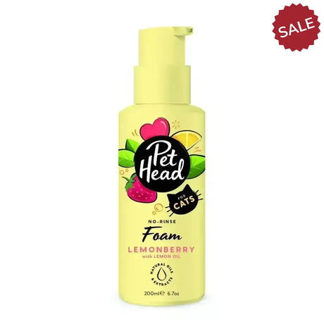 Pet Head Cat No-Rinse Foam 200 ml Small Pet