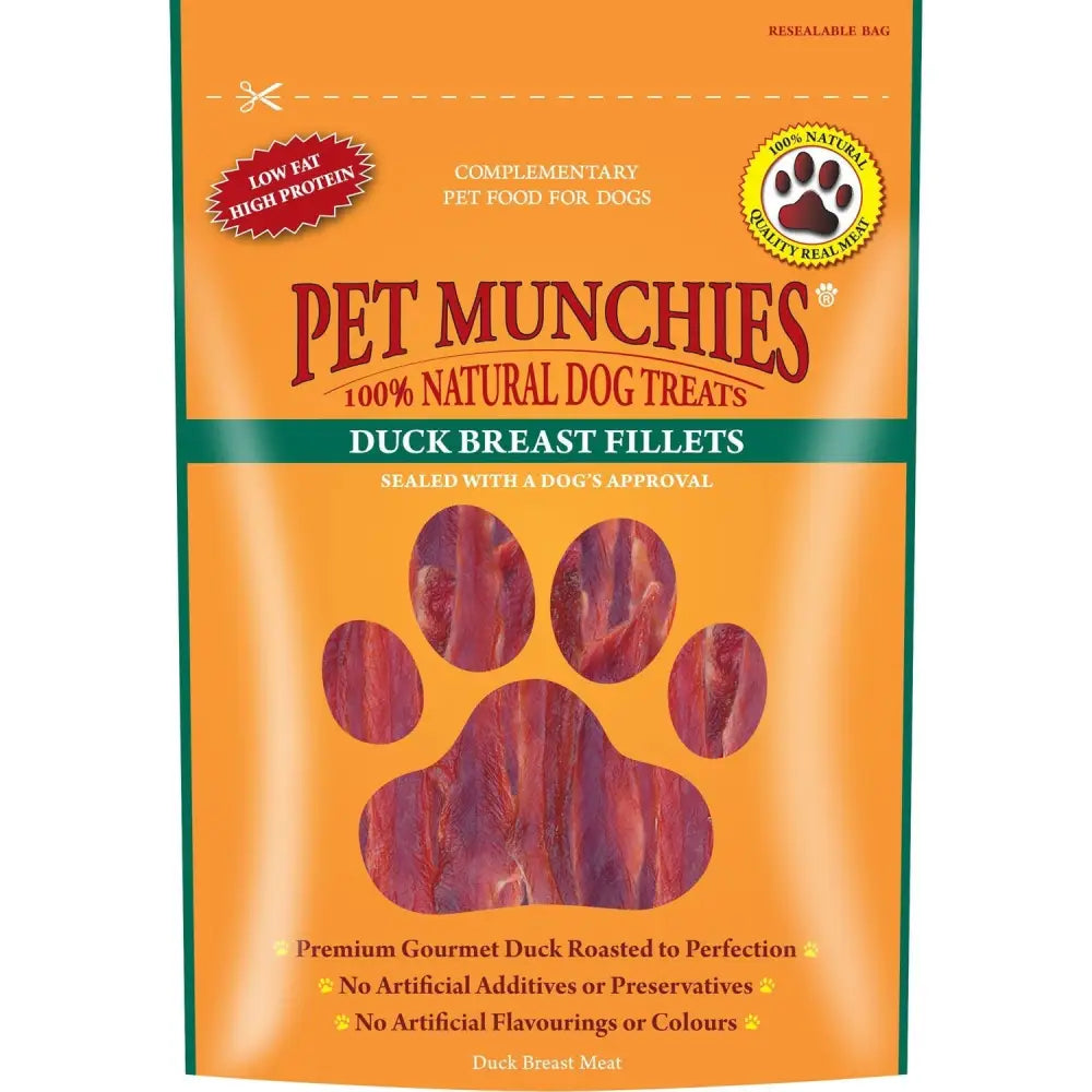 Pet Munchies Breast Fillets 100 GM X 8 PACK Dog Treats Barnstaple Equestrian Supplies