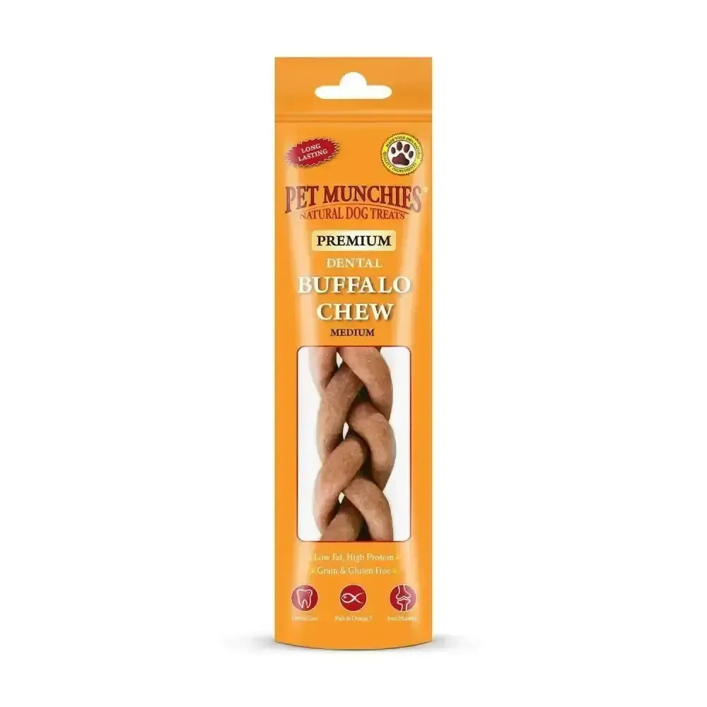 Pet Munchies Buffalo Dental Chew Medium (55g) Dog Treats