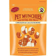 Pet Munchies Chicken & Calcium Bone 100g X 8 Pack Dog Treats