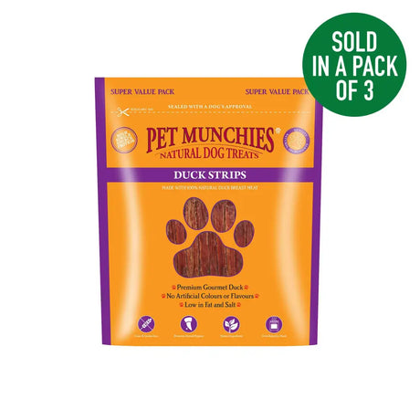 Pet Munchies Duck Strips 320 Gm X 3 Pack 