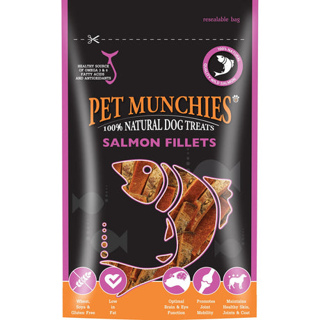 Pet Munchies Salmon Fillets Dog Treats Barnstaple Equestrian Supplies