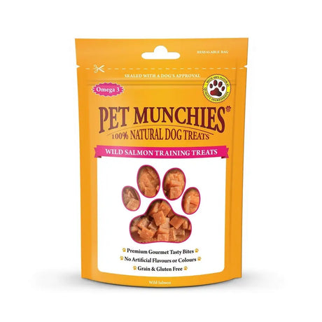 Pet Munchies Training Treats Wild Salmon Single Pouch 50gm Dog Treats Barnstaple Equestrian Supplies