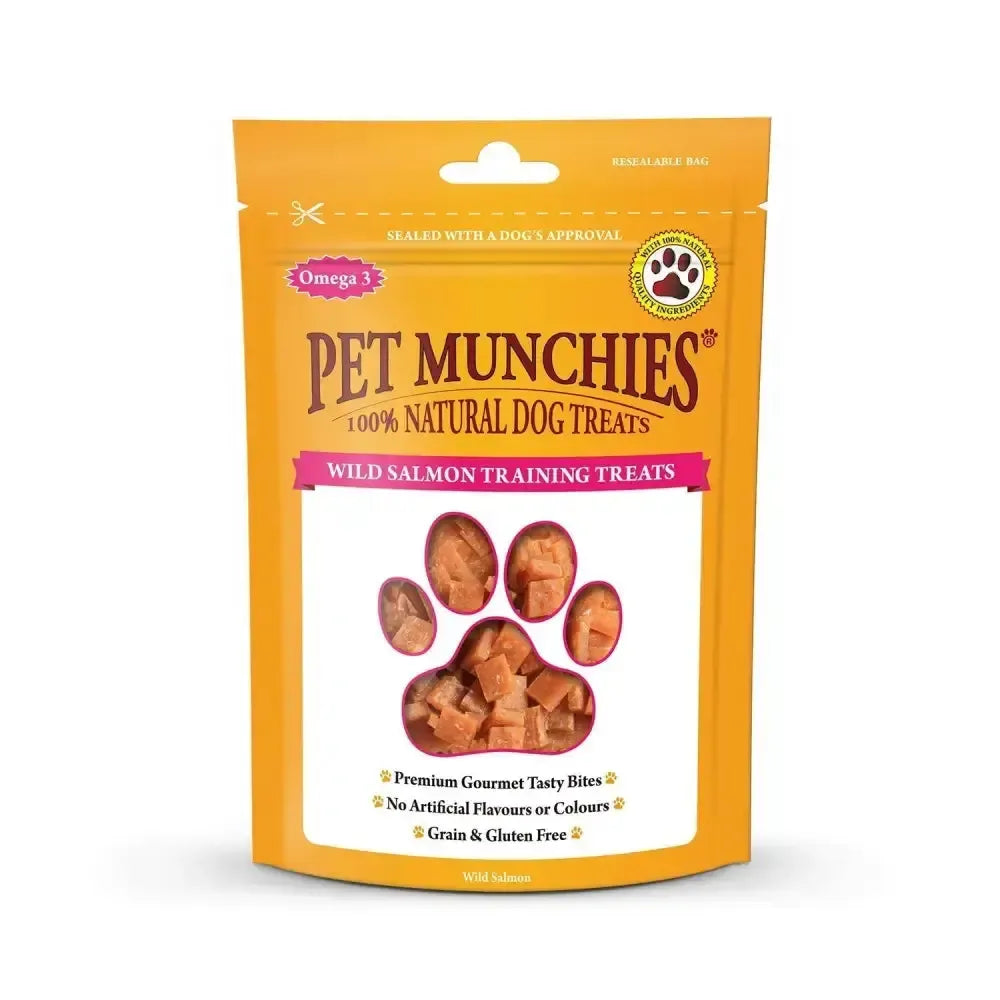Pet Munchies Training Treats Wild Salmon Single Pouch 50gm Dog Treats