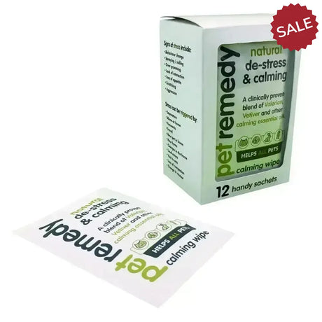 Pet Remedy Calming Wipes 12 Pack Dog Grooming