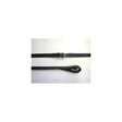 Black leather plain english leather reins with silver-toned buckle made from walsall sedgwicks leather
