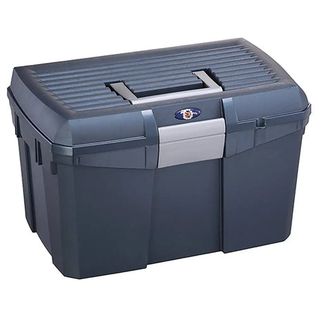 Plastica Panaro Tack Box Medium Reinforced-Forest Black-Tack Boxes-Plastica Panaro-Barnstaple Equestrian Supplies Tack Shop
