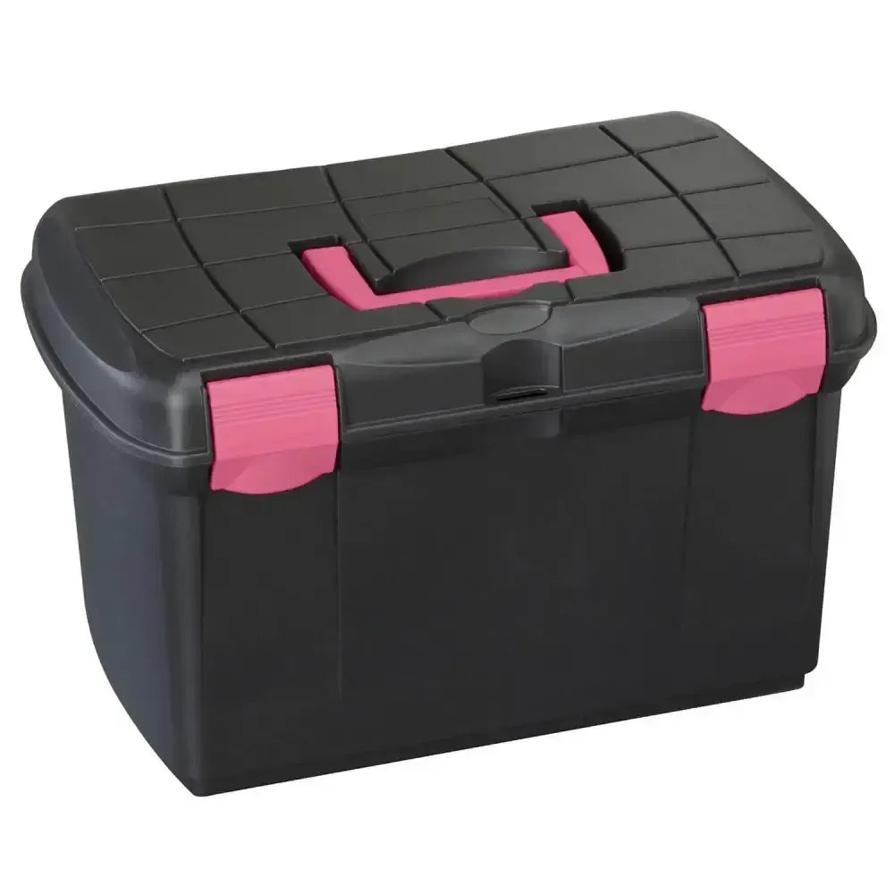 Plastica Panaro Tack Box Medium Black / Pistachio Tack Boxes