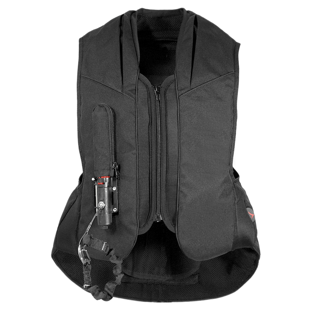 Point Two Hunter Showjumper Black Equestrian Air Vests Black Child XL Equestrian Air Vests