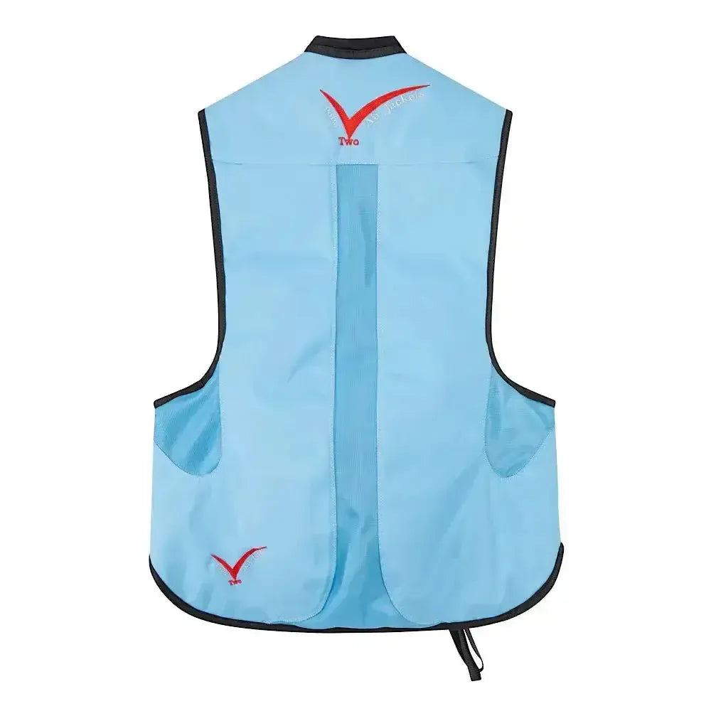 Point Two ProAir Black Pale Blue Equestrian Air Vests Pale Blue Small Equestrian Air Vests
