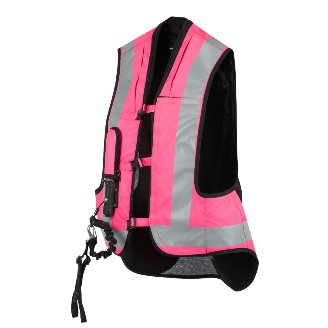 Point Two ProAir Hi Viz Pink Air Vests Hi Viz Pink Small Equestrian Air Vests