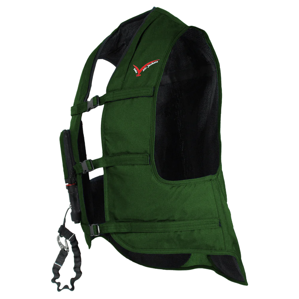 Point Two ProAir Racing Green Equestrian Air Vests