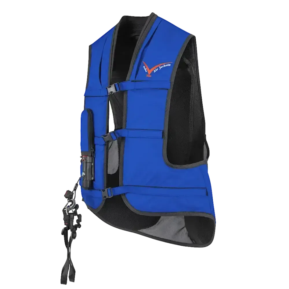 Point Two ProAir Royal Blue Equestrian Air Vests Royal Blue Small Equestrian Air Vests