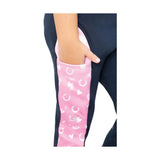 Pony Fantasy Riding Tights by Little Rider Navy/Pink 11-12 Years Riding Tights Barnstaple Equestrian Supplies