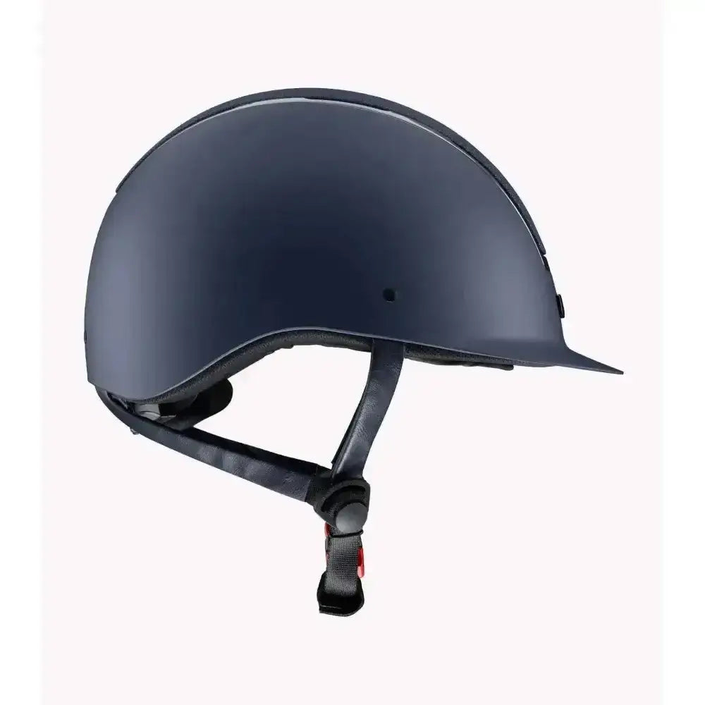 Matte black premier equine odyssey sleek equine odyssey horse riding helmet with adjustable straps for comfort
