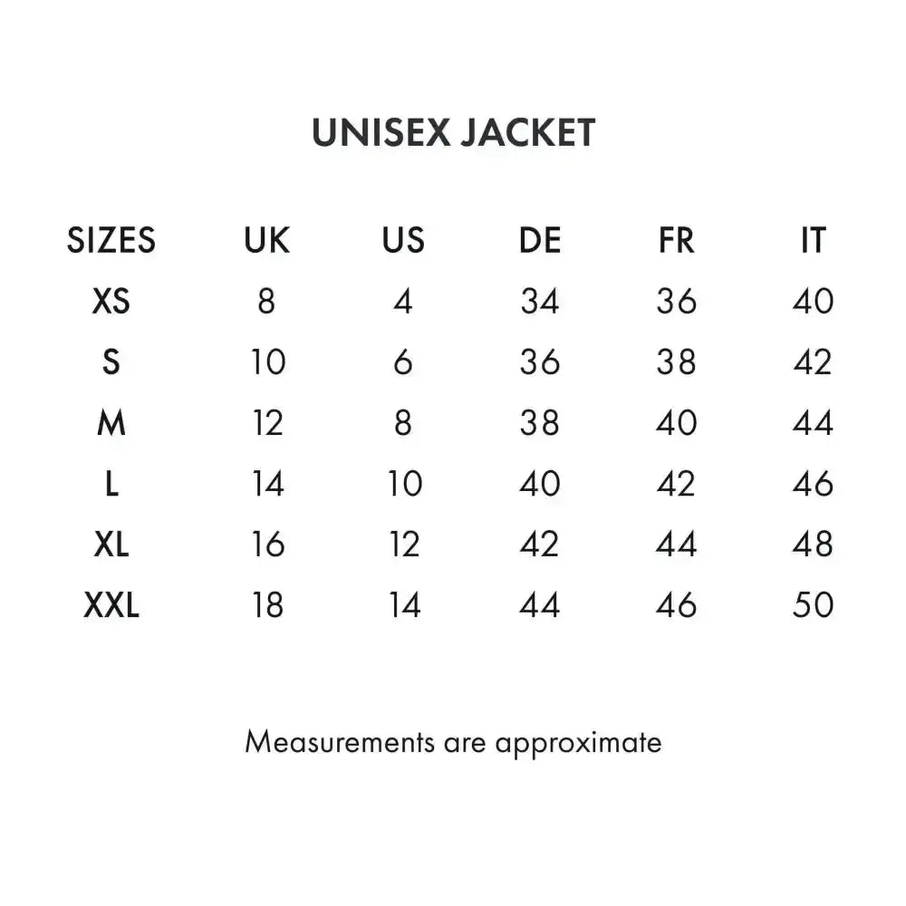 Unisex jacket size chart for premier equine pro rider waterproof riding jacket with uk us de fr it measurements
