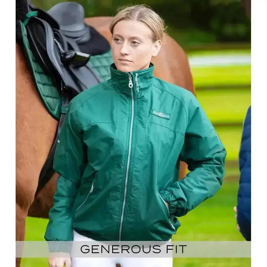 Premier Equine Pro Rider Unisex Waterproof Riding Jacket Navy X Small Outdoor Coats & Jackets Barnstaple Equestrian Supplies