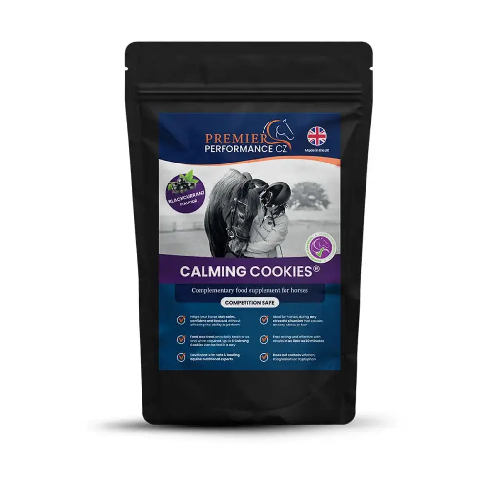 Premier Performance Calming Cookies Blackcurrent 10 Cookies Calmers For Horses Barnstaple Equestrian Supplies