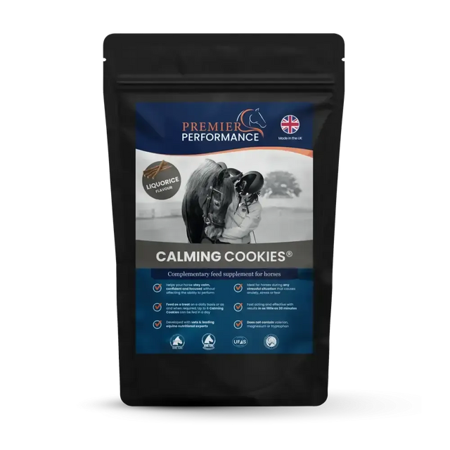 Premier Performance Calming Cookies Liquorice Liquorice 10 Cookies Calmers For Horses