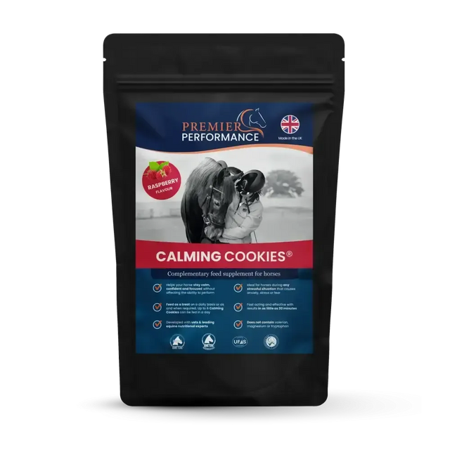 Premier Performance Calming Cookies Raspberry Raspberry 10 Cookies Calmers For Horses