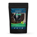 Black resealable pouch of premier performance fibre hydration apple flavour mash for horses to boost water intake