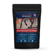 Black resealable pouch of premier performance flex plus equine feed supplement for better horse performance