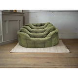 Premium Orkney Tweed Oval Beds Blue Intermediate Dog Beds