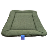Premium Orkney Tweed Rectangular Pads By P&L Country Dog Beds Blue Medium Dog Beds