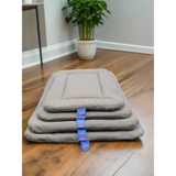 Premium Orkney Tweed Rectangular Pads By P&L Country Dog Beds Blue Medium Dog Beds