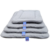 Premium Orkney Tweed Rectangular Pads By P&L Country Dog Beds Blue Medium Dog Beds