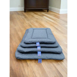Premium Orkney Tweed Rectangular Pads By P&L Country Dog Beds Blue Medium Dog Beds