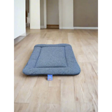 Premium Orkney Tweed Rectangular Pads By P&L Country Dog Beds Blue Medium Dog Beds