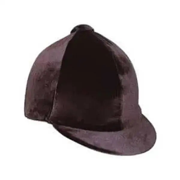 Premium Velvet Hat Cover Black Large Hat Silks Barnstaple Equestrian Supplies