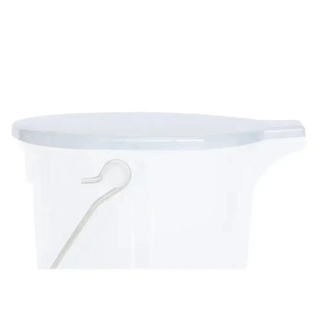 Clear plastic pro-measures lid with handle for 10l t pro-bucket perfect for 10lt bucket making tasks