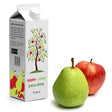 White carton of Projuice pear apple juice with colorful tree illustration perfect for a refreshing smoothie juice drink