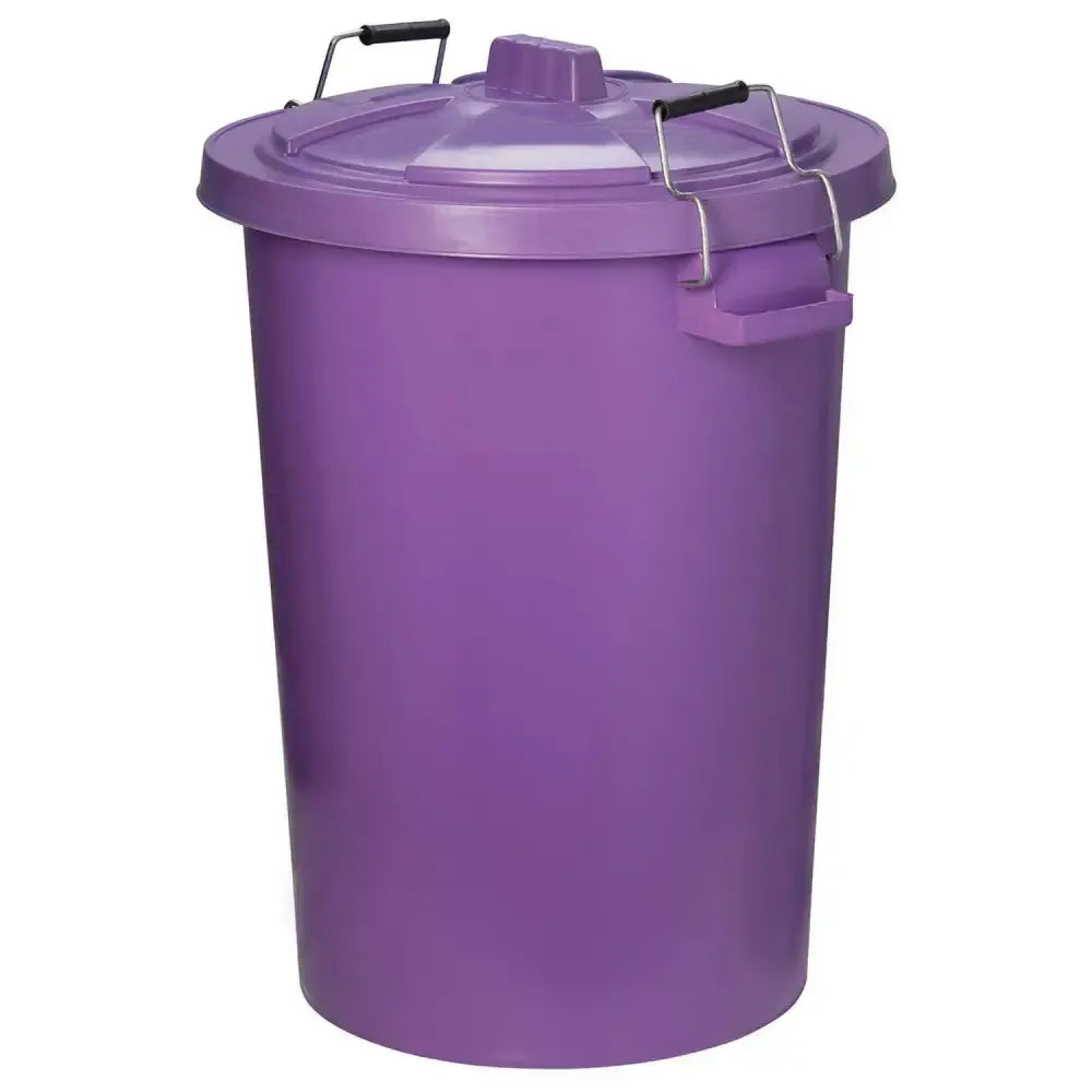 Prostable Dustbins Feed Storage Bins Purple Buckets & Bowls