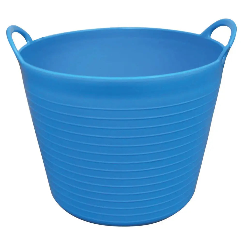 Prostable Flexi Feed Tub 40 Lt 40 LT Light Blue Buckets & Bowls Barnstaple Equestrian Supplies