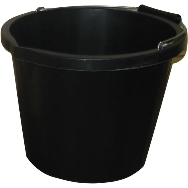 Prostable Water Bucket 3 Gallon Black Black Buckets & Bowls Barnstaple Equestrian Supplies