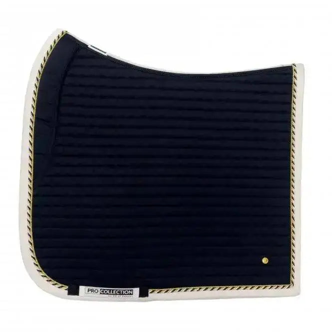 PS of Sweden Dressage Saddle Pads Navy/White Cob Saddle Pads & Numnahs Barnstaple Equestrian Supplies