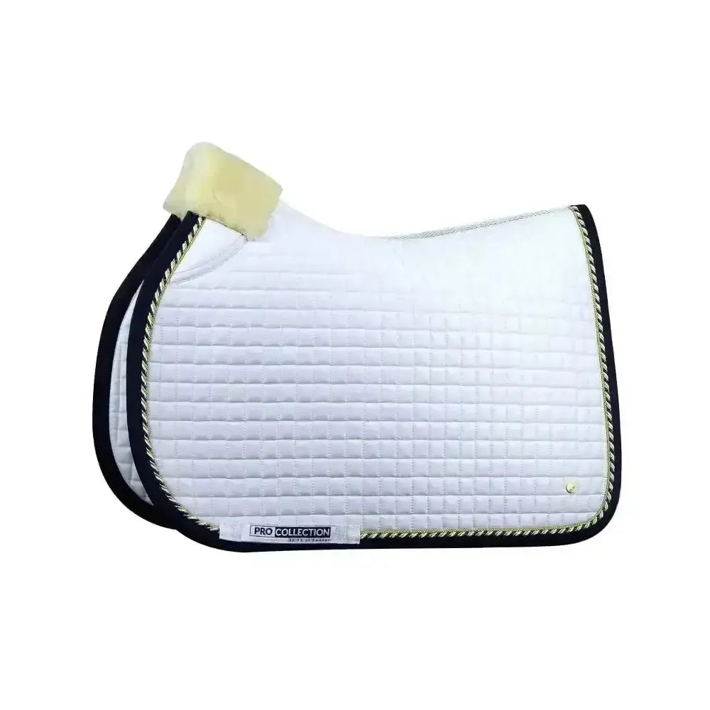 PS of Sweden Jump Saddle Pads White/Black Cob Saddle Pads