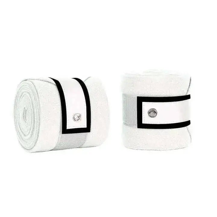 PS of Sweden Polos White/Black Bandages Leg Bandages Barnstaple Equestrian Supplies