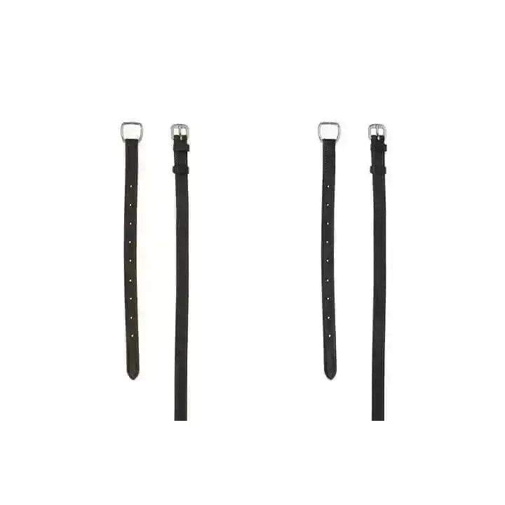 PS of Sweden Throatlatches Dark Stitches Brown Cob / 2 Bridle Accessories