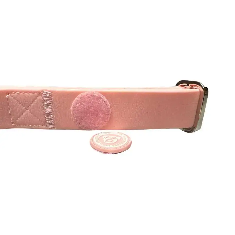 Puppy PVC BTactical™ Collar | Pastel Pink Xsmall Dog Collar