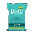 Teal pure feed company pure balance bag of natural low calorie horse feed for healthy coat condition and optimal vitamins