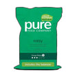 Green bag of pure feed company pure easy high fibre feed with bold white logo and energy rating to encourage weight gain