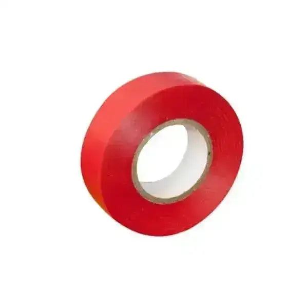 Red glossy pvc boot tape rolled tightly on cardboard core perfect for horse care and boot tape use